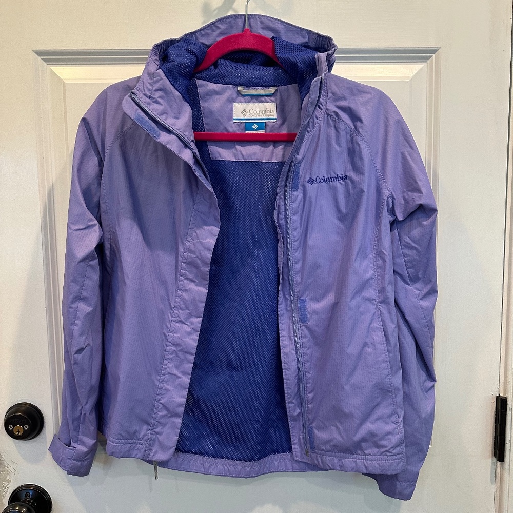 Columbia Purple Rain Jacket, children Size S and M